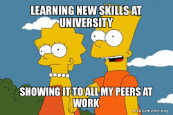Bart and Lisa Chat
