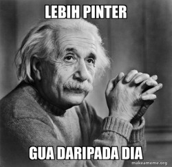 Serious Albert Einstein