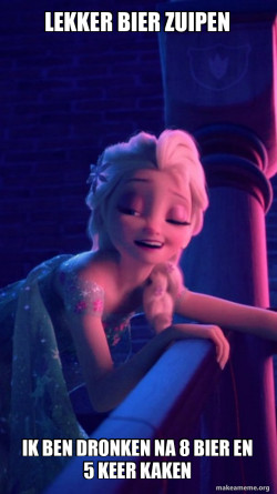 Drunk Elsa