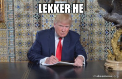 Donald Trump Writing Speech