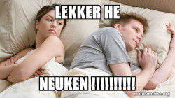 Couple thinking in bed