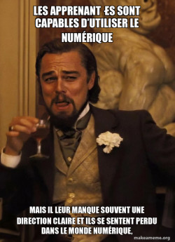 Leonardo DiCaprio Laughing Django