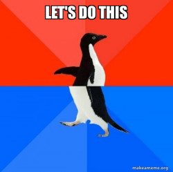 Socially Awesome Awkward Penguin
