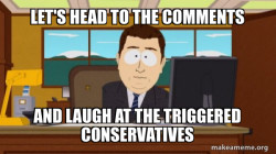 triggered conservatives
