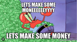 Mr Krabs Money