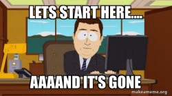 aaaand its gone