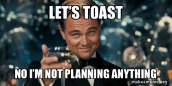 Great Gatsby Reaction - Leonardo DiCaprio Toast