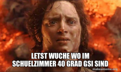 Frodo it's over it's done