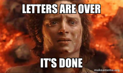 Frodo it's over it's done