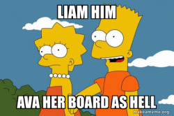 Bart and Lisa Chat