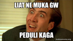 Sarcastic Nicholas Cage