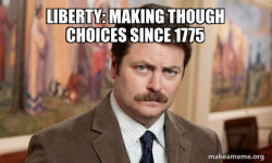Ron Swanson : I am a Simple Man