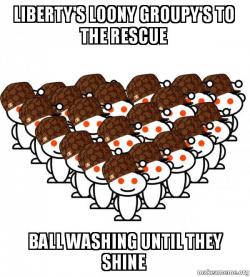 Liberty loonies to the rescue