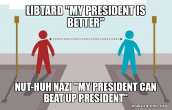left right arguing 
