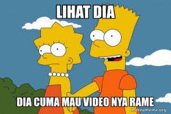 Bart and Lisa Chat