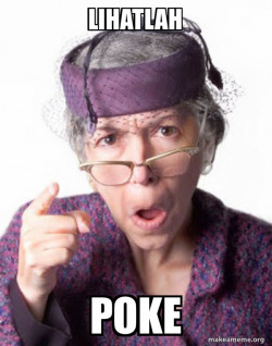 Disapproving Grandma