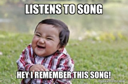 Evil, scheming toddler