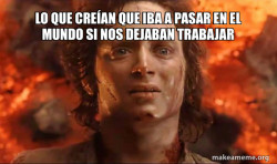 Frodo it's over it's done