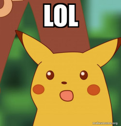 Surprised Pikachu