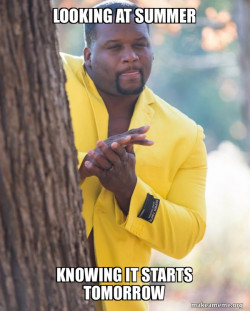 Anthony Adams in Yellow Suit Rubbing Hands