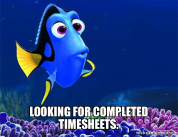 Dory from Nemo  (5 second memory)