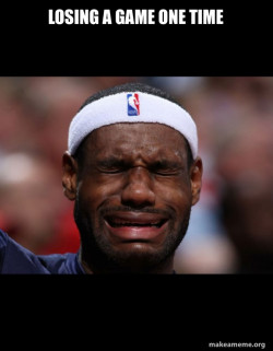 Lebron Crying