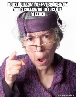 Disapproving Grandma