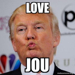 Donald Trump Kissing