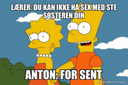 Bart and Lisa Chat