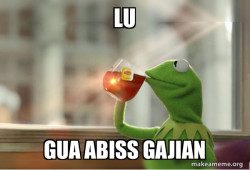 Kermit Drinking Tea