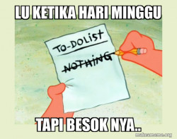 To Do List - Nothing