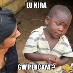 Skeptical Third World Kid