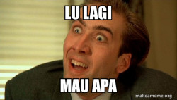Sarcastic Nicholas Cage