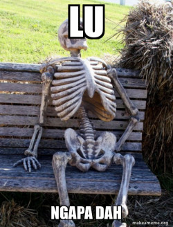 Waiting Skeleton