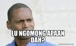 Confused Black Man
