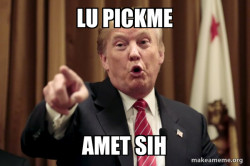 Donald Trump Says