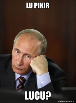 Contemplative Putin