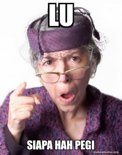 Disapproving Grandma