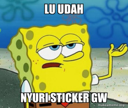 Tough SpongeBob
