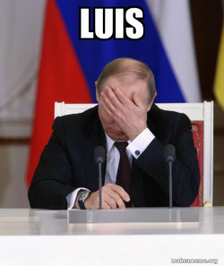 Putin Facepalm