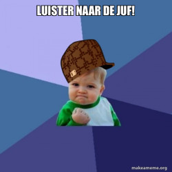 Scumbag Success Kid