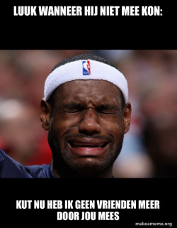 Lebron Crying