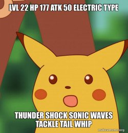 Surprised Pikachu