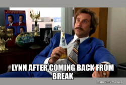 Ron Burgundy - boy that escalated quickly
