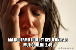 First World Problems
