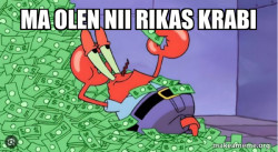 Mr Krabs Money