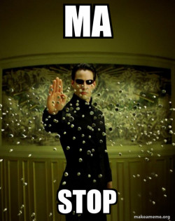 Neo Stopping Bullets