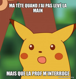 Surprised Pikachu