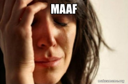 First World Problems