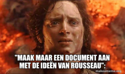 Frodo it's over it's done
